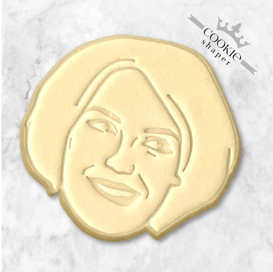 Custom Cookie Face Cookie Stamp & Cutter |  with Personalized Picture