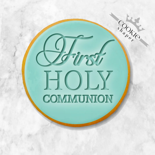 Cookie Stamp and Cookie Cutter Embosser | First Holy Communion