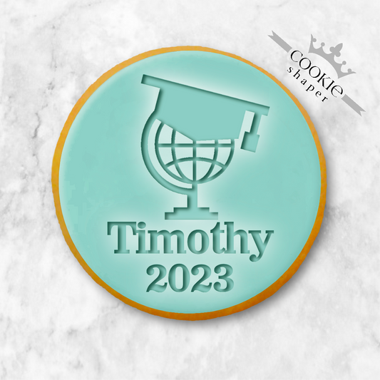 Custom Cookie Stamp and Cookie Cutter, Embosser, Graduations Turism | with  Personalized Name