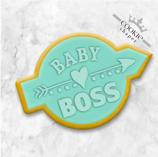 Cookie Stamp Reversed Embosser and Cookie Cutter - Baby Boss