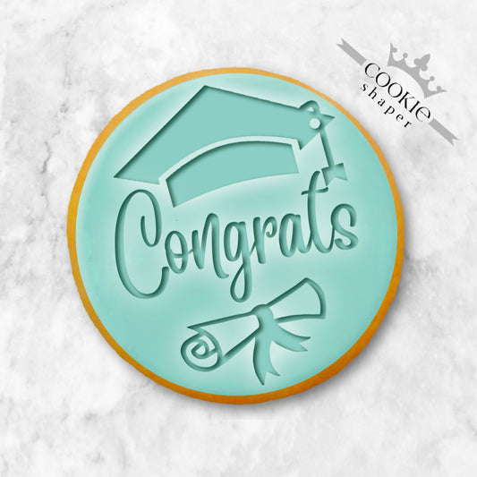 Cookie Stamp & Cutter for Graduations